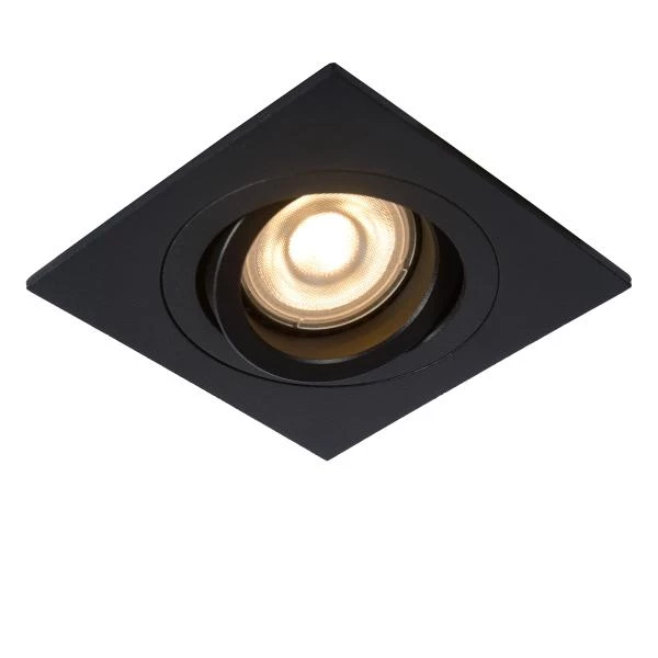 Lucide TUBE - Spot encastrable - 1xGU10 - Noir - détail 1